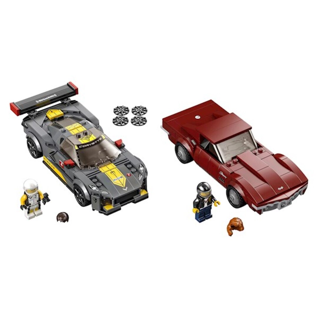 LEGO Chevrolet Corvette C8.R Race Car and 1968 Chevrolet Corvette (76903)