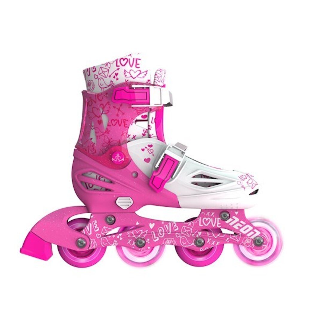 როლიკები Neon Rollers Combo Skates 2-in-1 (Size 34-38) Pink (NT10P4)